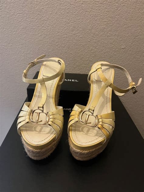 dior raffia shoes|dior platform wedge shoes.